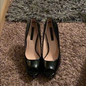 Black and brown LiLiana heels